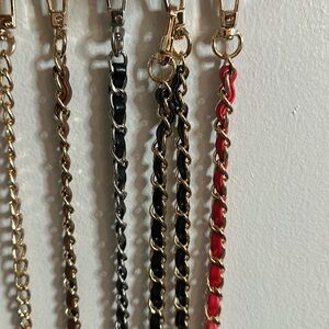 Unbranded - Various Colored Chains with leather